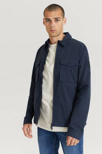 Calvin Klein Overshirt Light Shirt Jacket Blå