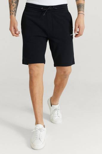 Calvin Klein Shorts Small Logo Sweatshort Svart