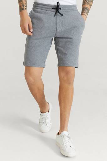 Calvin Klein Shorts Small Logo Sweatshort Grå