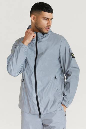 Lyle & Scott Jacka Reflective Hooded Jacket Grå