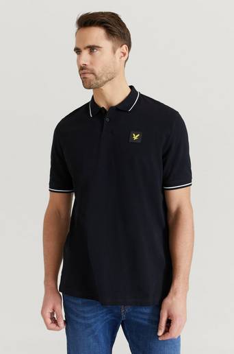 Lyle & Scott Piké Tipped Polo Shirt Svart