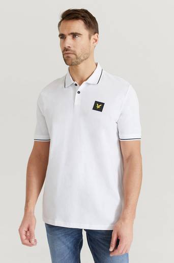 Lyle & Scott Piké Tipped Polo Shirt Vit