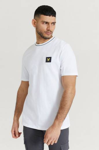 Lyle & Scott T-Shirt Tipped T-Shirt Vit