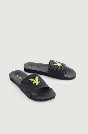 Lyle & Scott Sandaler Easy slide Svart