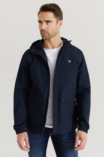 Lyle & Scott Jacka Hooded Pocket Jacket Blå