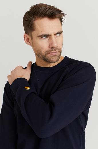 Carhartt WIP Sweatshirt Chase Sweat Blå