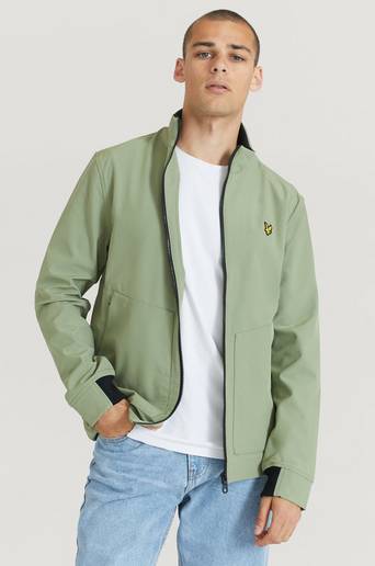 Lyle & Scott Jacka Funnel Neck Softshell Jacket Grön