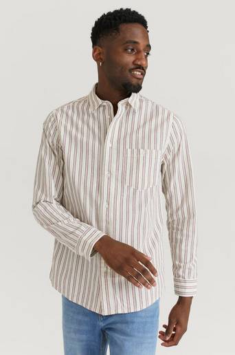 Legends Skjorta Odessa Stripe Shirt Röd