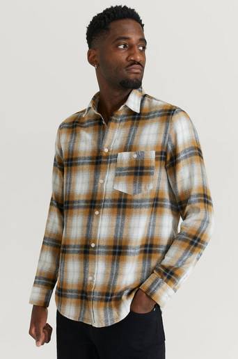 Legends Flanellskjorta Odessa Check Shirt Brun