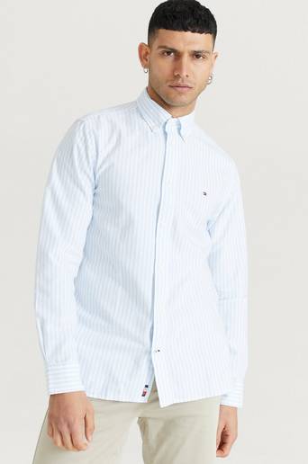 Tommy Hilfiger Skjorta Oxford Stripe Shirt Blå