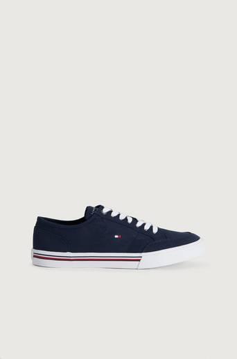 Tommy Hilfiger Sneakers Core Corporate Textile Sneaker Blå