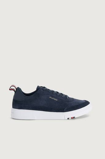 Tommy Hilfiger Sneakers Modern Cupsole Perf Suede Blå