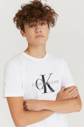 Calvin Klein Topp Monogram Logo Vit