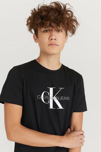 Calvin Klein Topp Monogram Logo Svart