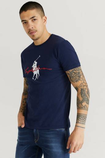 Polo Ralph Lauren T-Shirt GSC15 Script Logo T-Shirt Blå