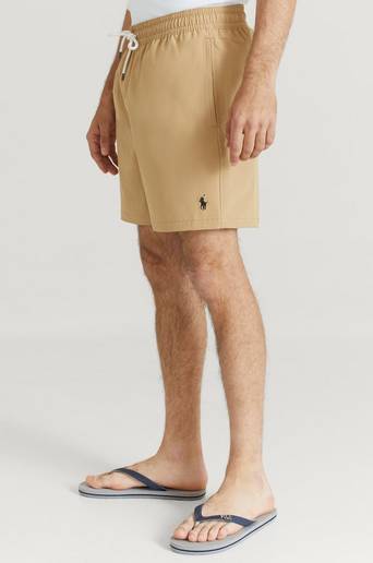 Polo Ralph Lauren Badshorts WSC01 Traveler Swim Shorts Brun