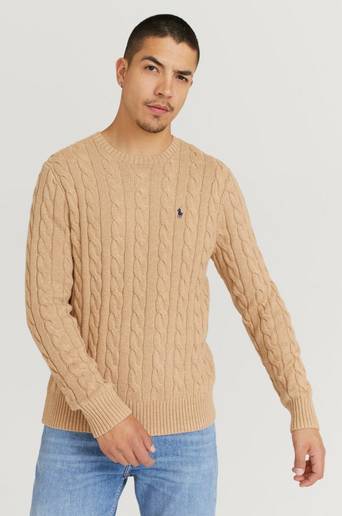 Polo Ralph Lauren Stickad Tröja SSC23 Cable Knit Brun