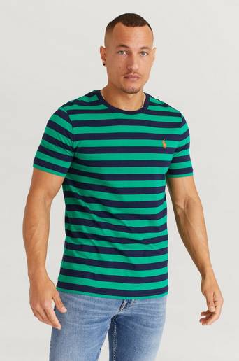 Polo Ralph Lauren T-Shirt KSC08A Striped Tee Grön