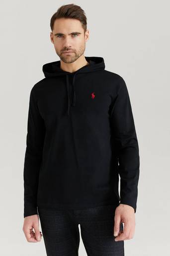 Polo Ralph Lauren Långärmad T-Shirt KSC09A Hooded LS Tee Svart