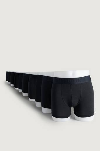 Resteröds Kalsonger Boxer Bamboo 10-pack - Regular Leg Svart