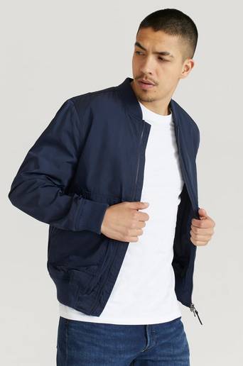 Morris Bomberjacka Bayonne Bomber Jacket Blå