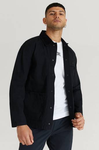 Vans Overshirt Drill Chore Coat Svart