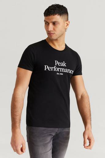 Peak Performance T-Shirt M Original Tee-BLACK Svart