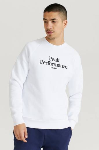 Peak Performance Sweatshirt M Original Crew-WHITE Vit