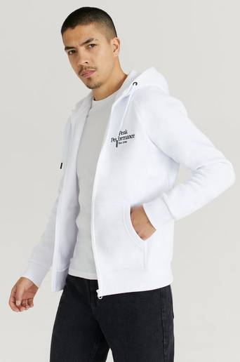 Peak Performance Hoodie M Original Zip Hood-WHITE Vit