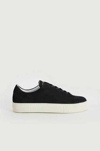 Sneaky Steve Sneakers Calm Nubuck Shoe Svart