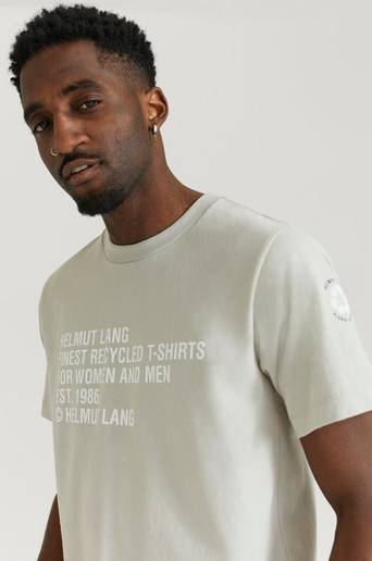 Helmut Lang T-Shirt Recycled T-Shirt Grå