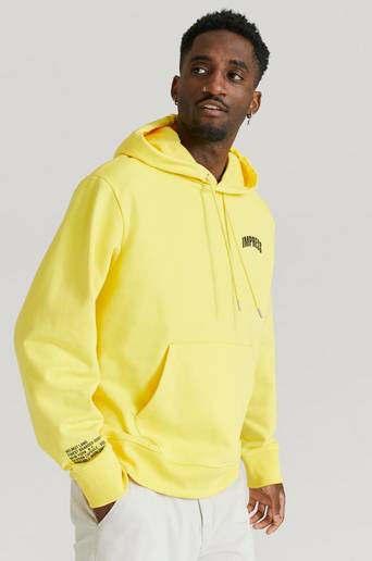 Helmut Lang Hoodie Impress Hoodie Gul