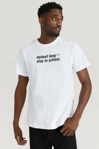 Helmut Lang T-Shirt School Tee Vit