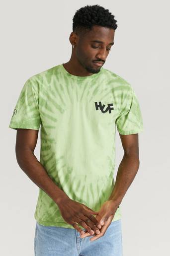 HUF T-Shirt Haze Brush Tie Dye S/S Te Grön