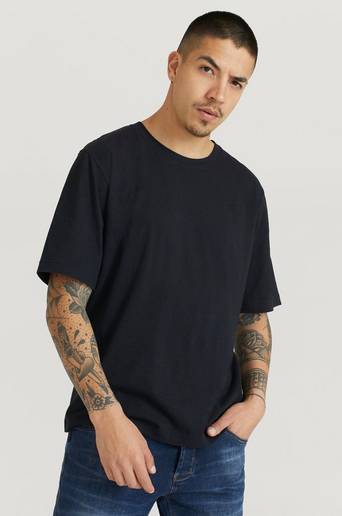 Resteröds T-shirt Mid Sleeve Solid Svart