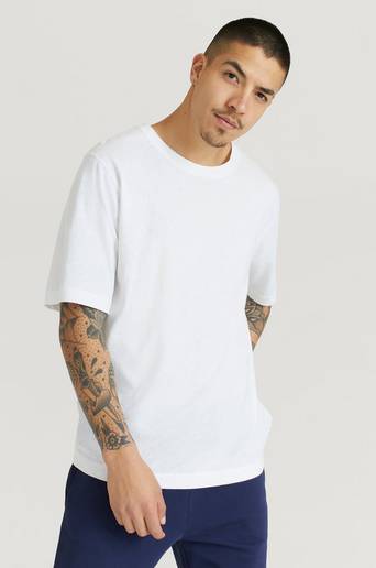 Resteröds T-shirt Mid Sleeve Solid Vit