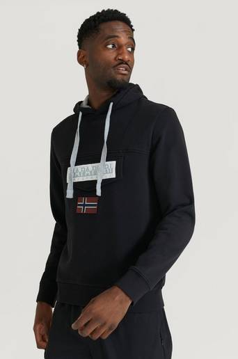 Napapijri Hoodie Burgee Sum 3 Svart