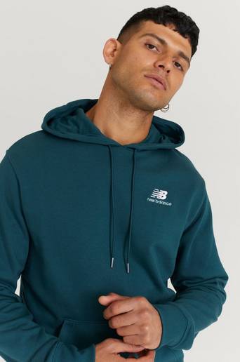 New Balance Hoodie NB Essentials Embroidered Hoodie Grå