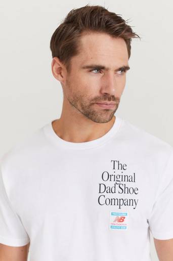 New Balance T-Shirt NB Essentials Dad Pack Tee Vit