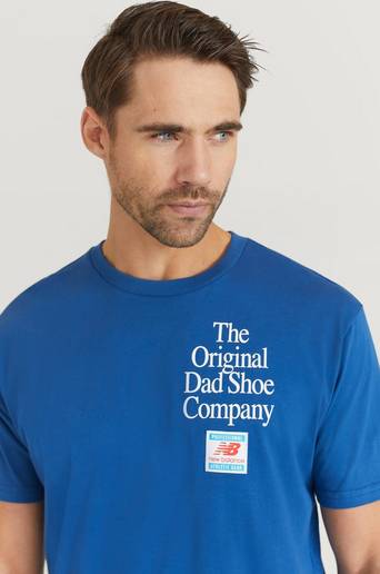 New Balance T-Shirt NB Essentials Dad Pack Tee Blå