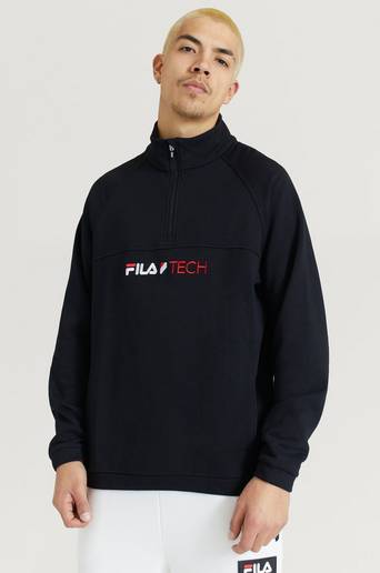 FILA Sweatshirt Men Chill Half-zip Sweatshirt Svart