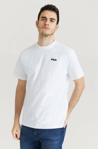 FILA T-Shirt Men Abay Cropped Shoulder Tee Vit