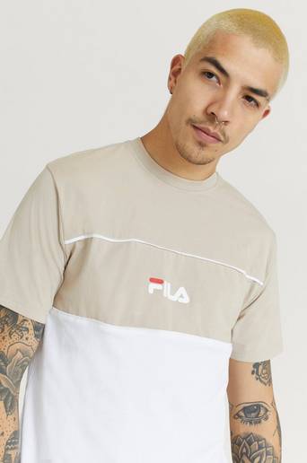 FILA T-Shirt Men Anoki Blocked Tee Natur