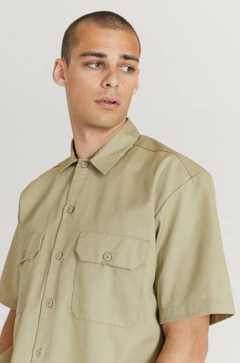 Dickies Kortärmad Skjorta Short Sleeve Work Shirt Brun