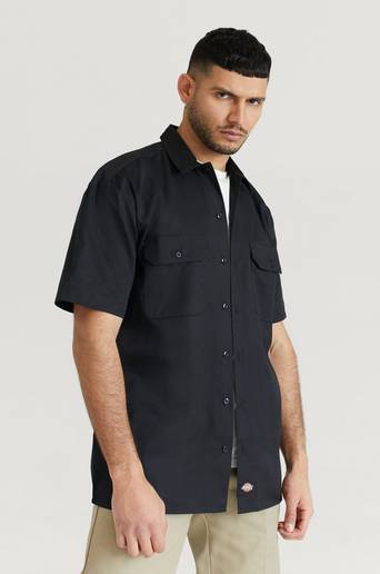 Dickies Kortärmad Skjorta Short Sleeve Work Shirt Svart