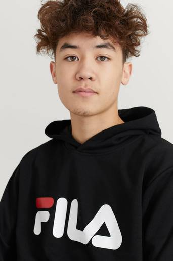 FILA Huvtröja Teens Unisex Andrey Classic Logo Hoody Svart