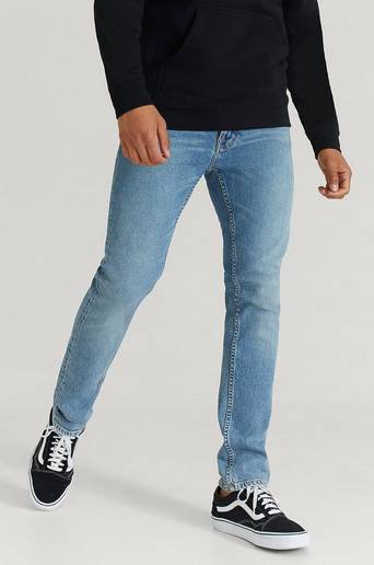 Nudie Jeans Jeans Lean Dean Loving Twill Blå