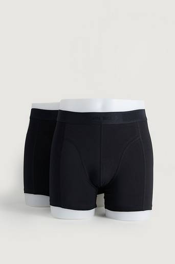 Björn Borg 2-Pack Boxerkalsonger Shorts Sammy Solids Svart