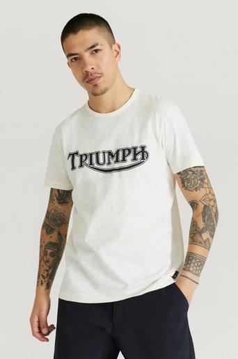 Triumph Motorcycles T-Shirt Fork Seal Vit