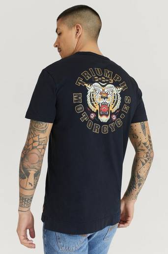 Triumph Motorcycles T-Shirt Ashby Svart